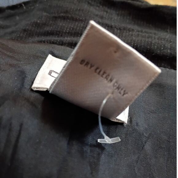 Chicos Textured Metallic Button Shirt Top XL Black Shimmer Evening Artwear - Picture 12 of 12